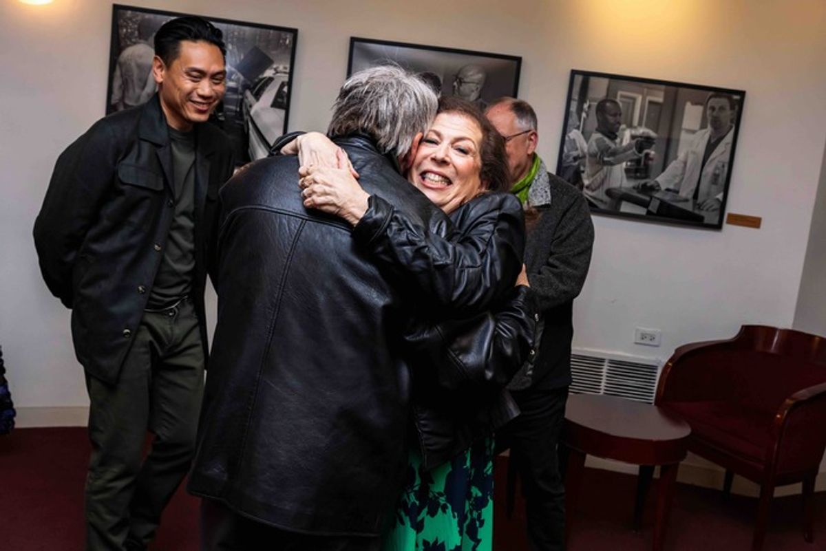 Stephen Schwartz and Winnie Holzman at 