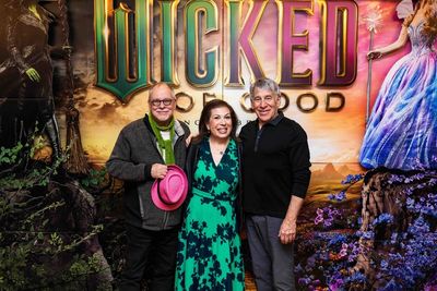 Gregory Maguire, Winnie Holzman, and Jon M. Chu Photo