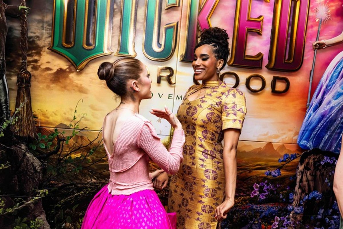 Ariana Grande and Lencia Kebede at 