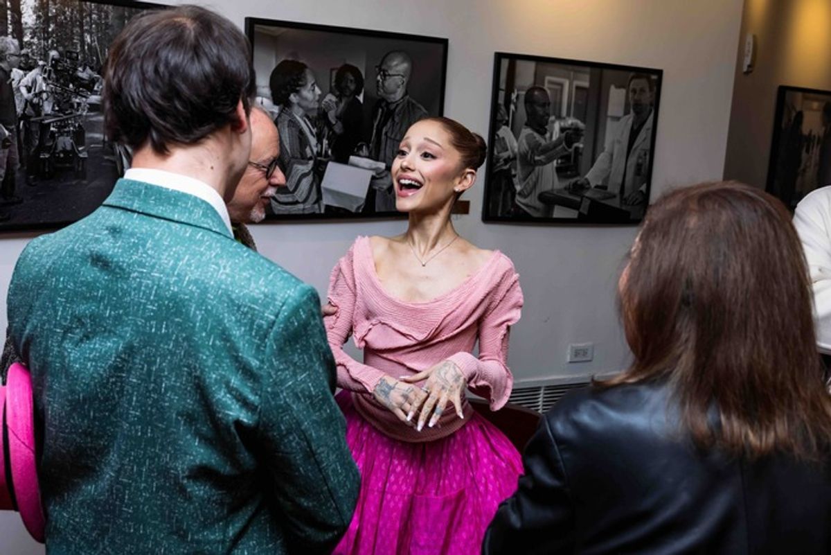 Ariana Grande at Photos: Ariana Grande, Allie Trimm, Lencia Kebede & More at WICKED: FOR GOOD Broadway Screening