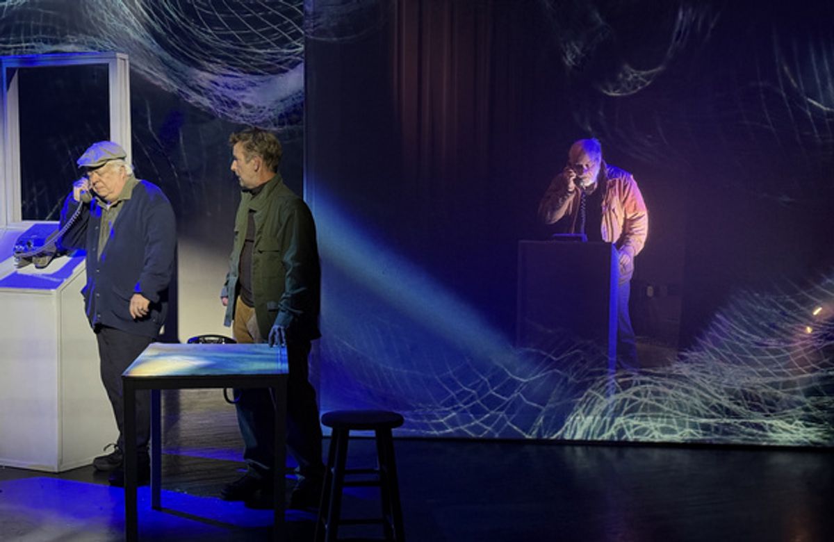 The crew of the Edmund Fitzgerald on a call with Captain Cooper (Dave Morgan) of the Arthur Anderson. at 