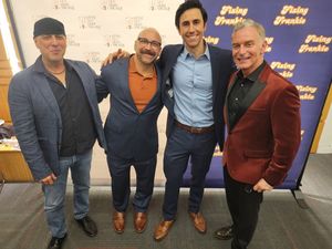 Steve Marzullo, Michael Blatt, George Psomas and Joe Langworth @ BroadwayWorld Steve Marzullo, Michael Blatt, George Psomas and Joe Langworth Photo