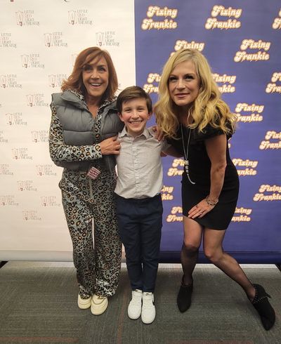 Andrea McArdle, Greyson Chapman and Felicia Finley
 Photo