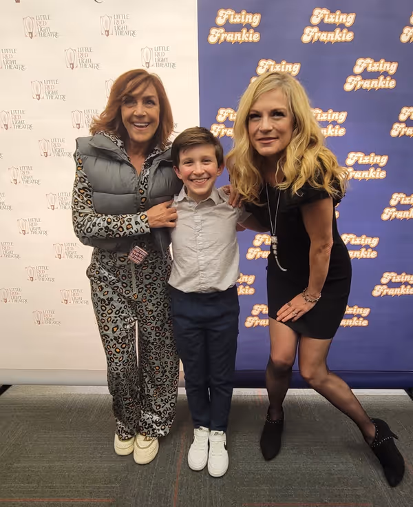 Andrea McArdle, Greyson Chapman and Felicia Finley
 Photo