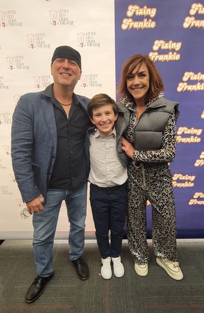 Steve Marzullo, Greyson Chapman and Andrea McArdle Photo