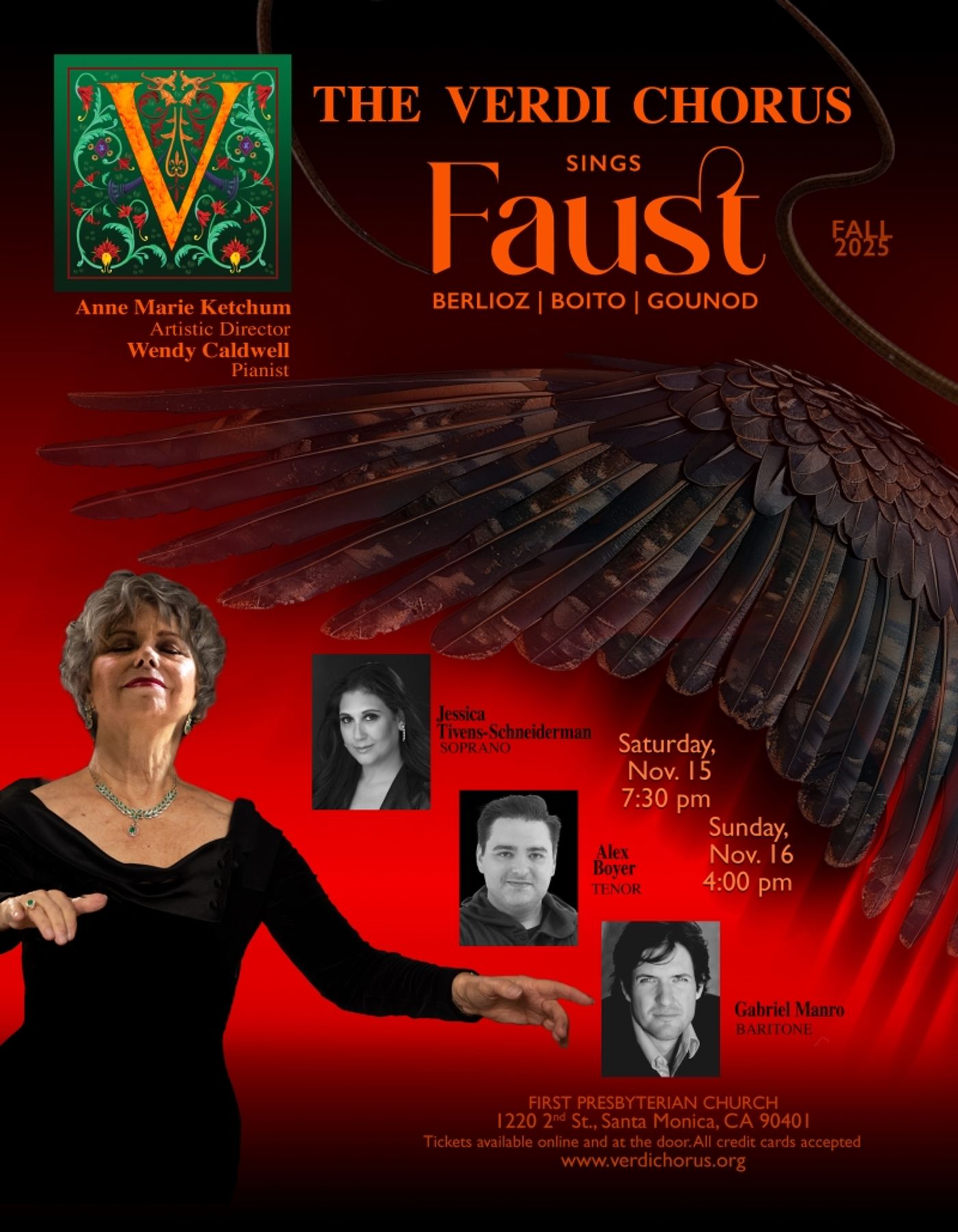 Interview: Anne Marie Ketchum on THE VERDI CHORUS Sings FAUST Interview: Anne Marie Ketchum on THE VERDI CHORUS Sings FAUST Image