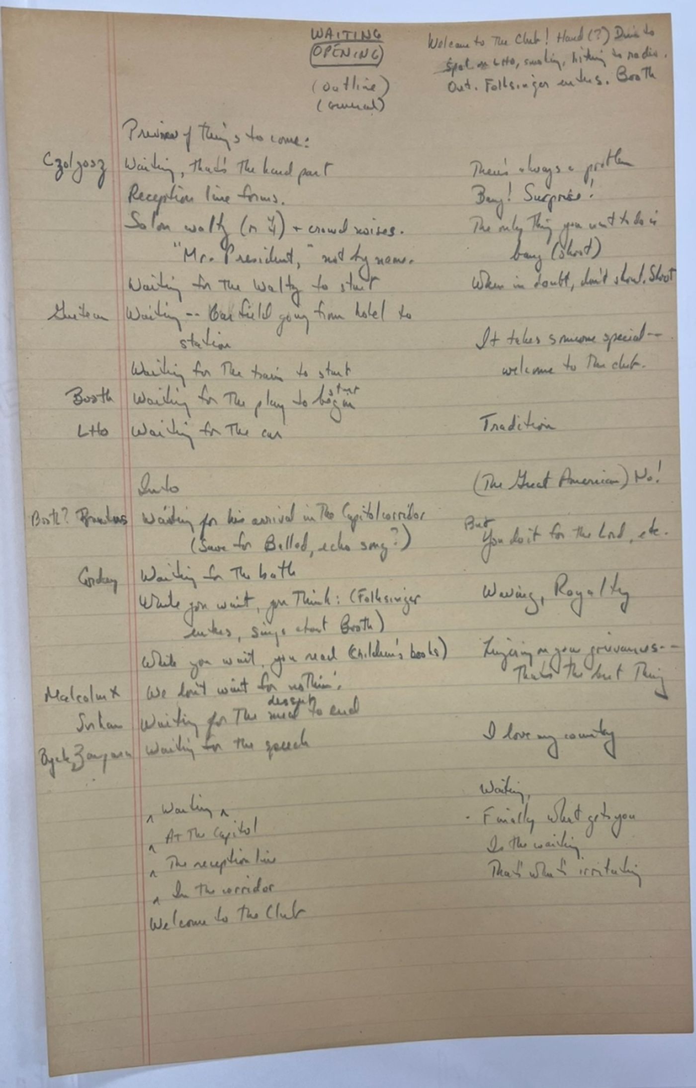 Unfinished Songs in the Sondheim Collection at the Library of Congress and What Might Have Been  Image