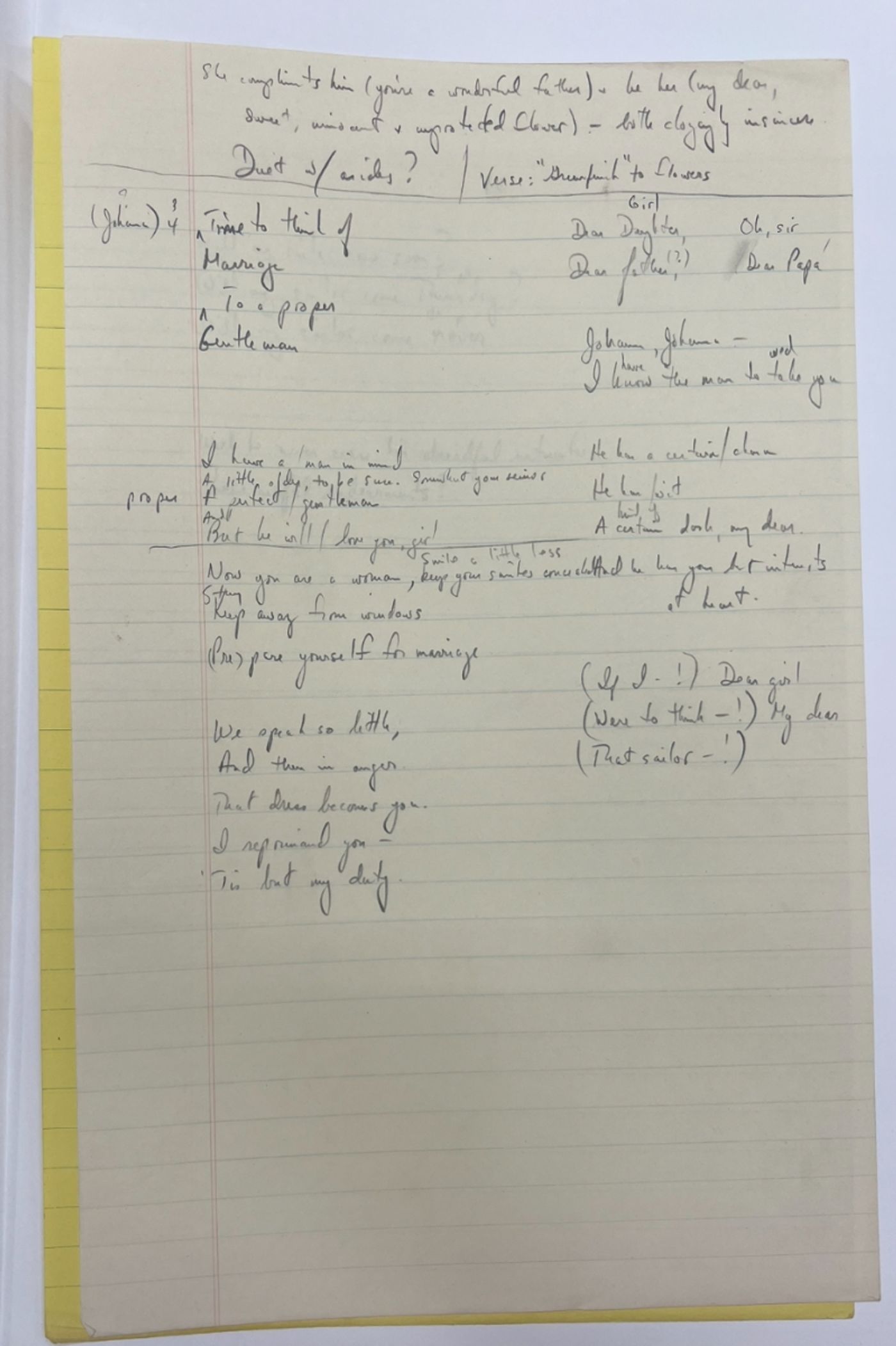 Unfinished Songs in the Sondheim Collection at the Library of Congress and What Might Have Been  Image