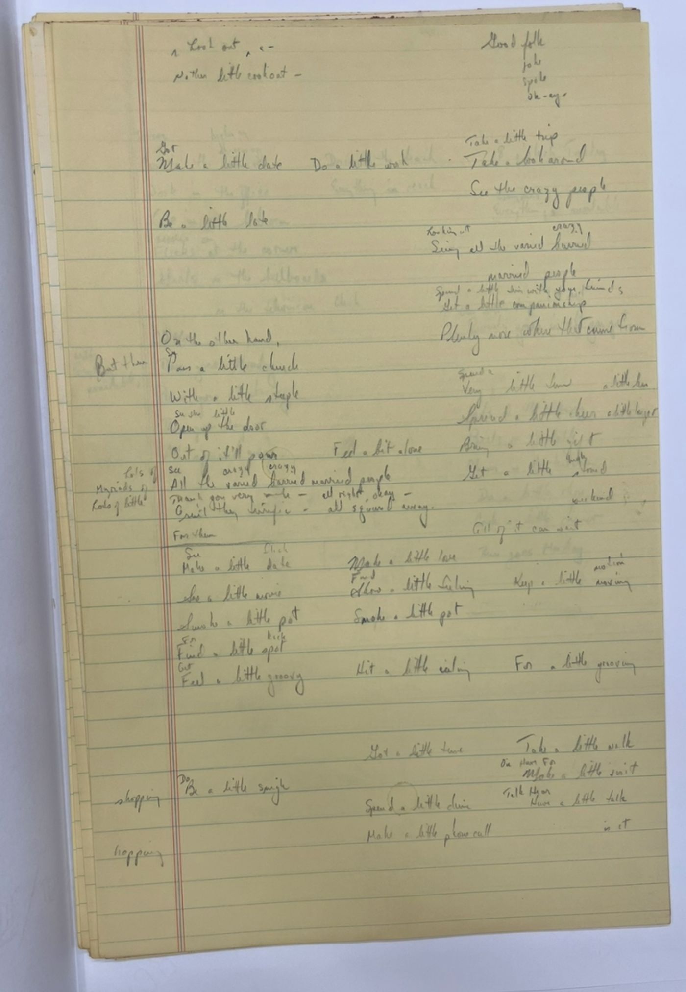 Unfinished Songs in the Sondheim Collection at the Library of Congress and What Might Have Been  Image