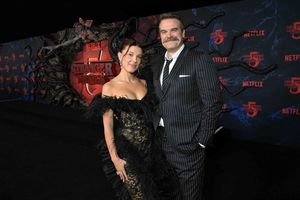 Millie Bobby Brown and David Harbour @ BroadwayWorld Millie Bobby Brown and David Harbour Photo