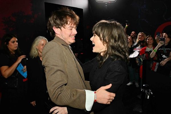Charlie Heaton and Winona Ryder Photo