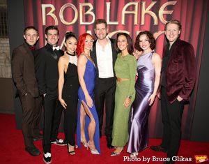 The Cast pose with Rob Lake of "Rob Lake Magic with Special Guests The Muppets" Photo