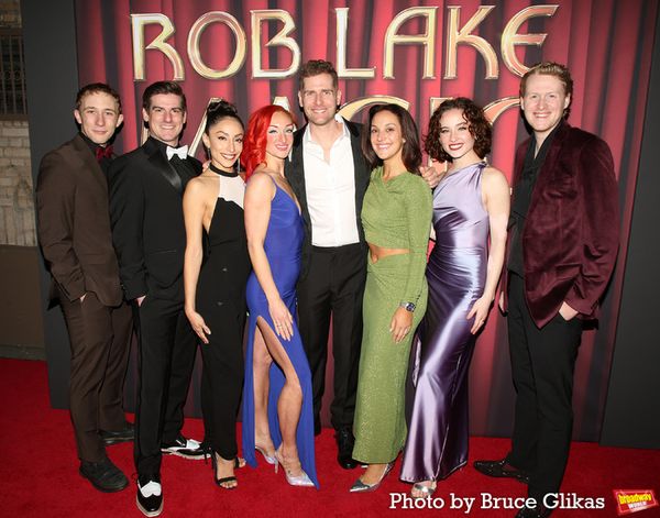 The Cast pose with Rob Lake of 
