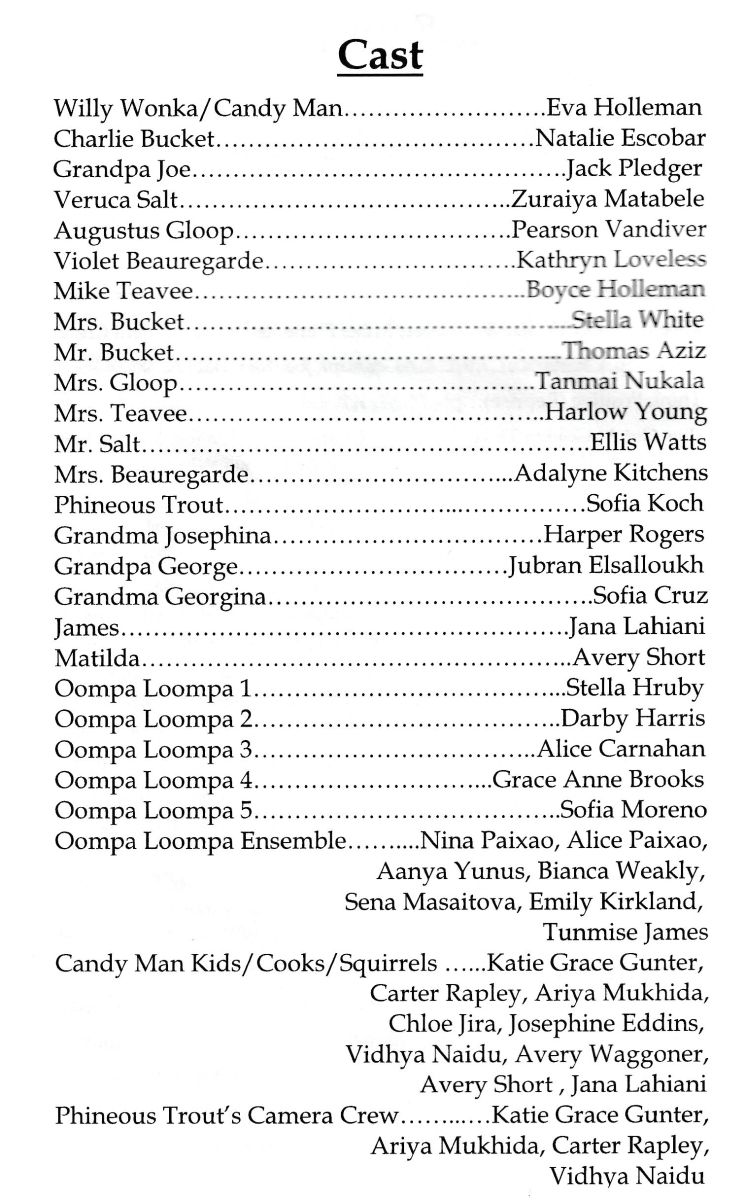 Review: WILLY WONKA JR at Pulaski Academy High School in Little Rock Review: WILLY WONKA JR at Pulaski Academy High School in Little Rock Image