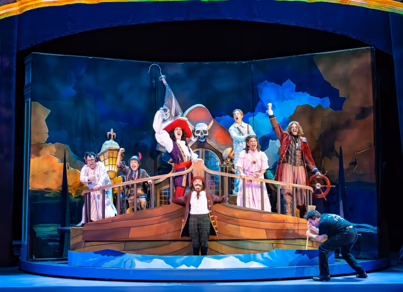 Review: Laughs Fly High in PETER PAN GOES WRONG at La Mirada Image