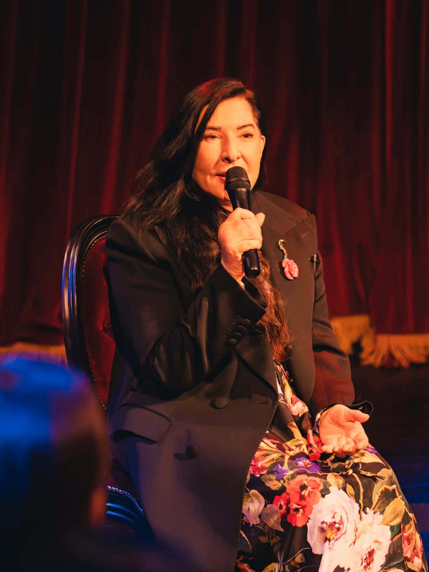 Photos: Marina Abramović Hosts Conversation at MASQUERADE Photos: Marina Abramović Hosts Conversation at MASQUERADE Image