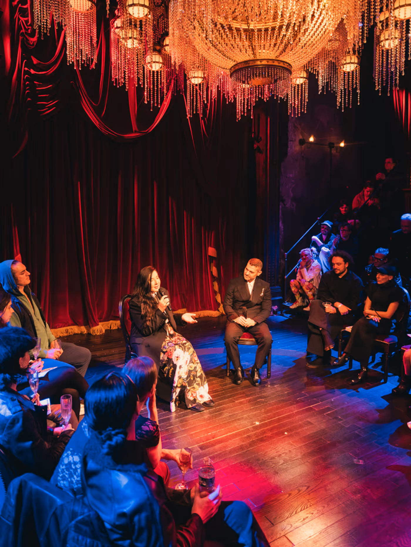 Photos: Marina Abramović Hosts Conversation at MASQUERADE Photos: Marina Abramović Hosts Conversation at MASQUERADE Image