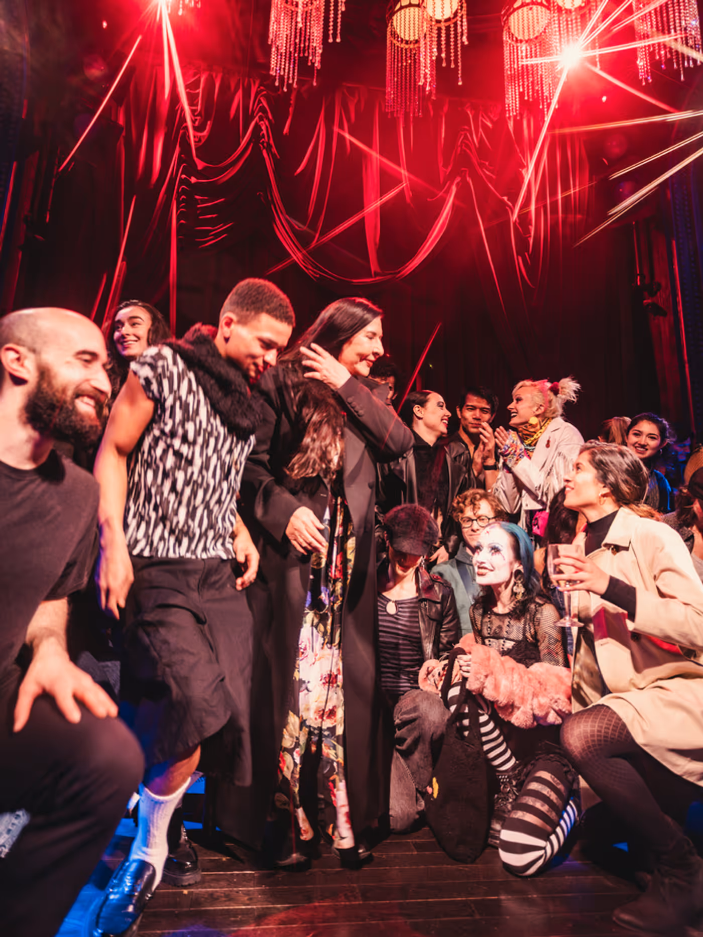 Photos: Marina Abramović Hosts Conversation at MASQUERADE Photos: Marina Abramović Hosts Conversation at MASQUERADE Image