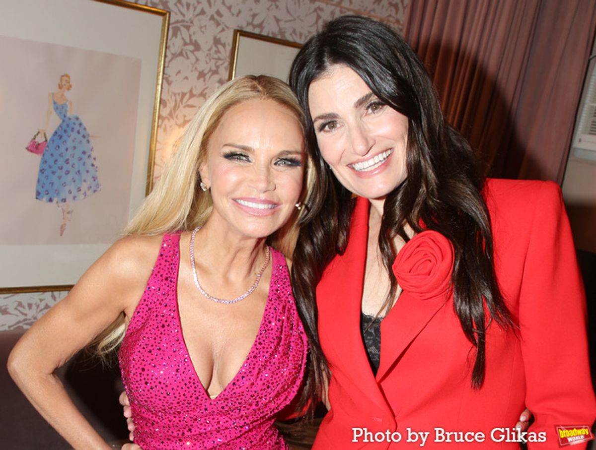 Kristin Chenoweth and Idina Menzel at 