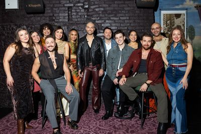 The cast of SERGE AND FRIENDS 5    PHOTO CREDIT: Michael Hull Photo