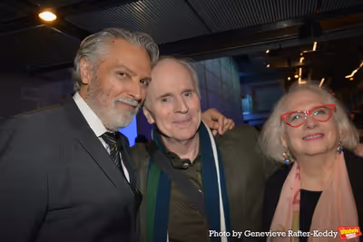 Robert Cuccioli, Sidney J. Burgoyne and Paula E. Cohen Photo