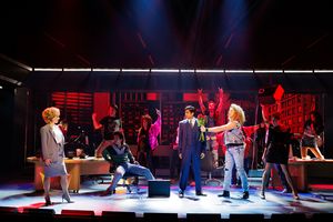 Joanna “JoJo” Levesque, Anoop Desai and Joey Taranto with cast members in La Joll Photo