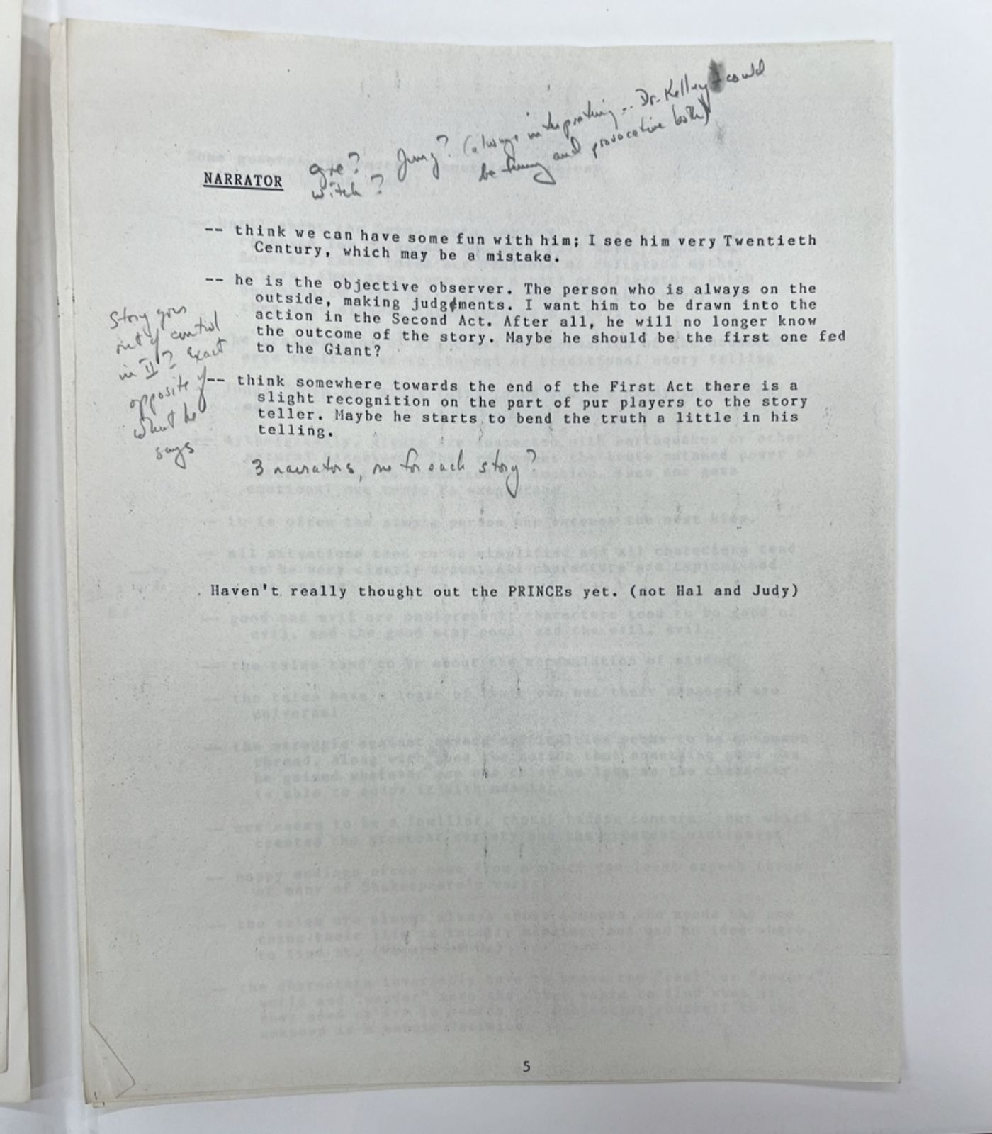 Friends and Collaborators of Stephen Sondheim Who Appear in His Collection at The Library of Congress  Image