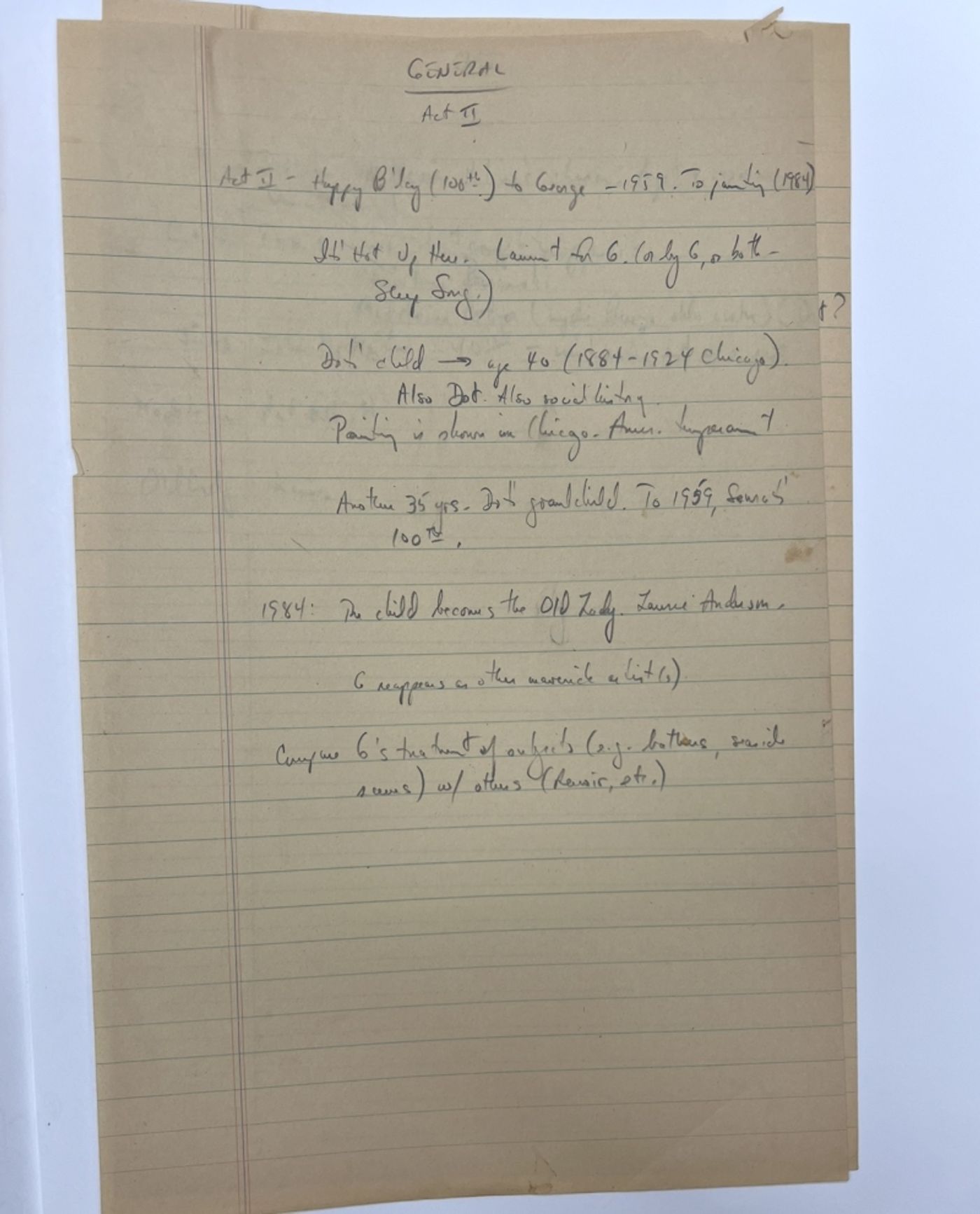 Friends and Collaborators of Stephen Sondheim Who Appear in His Collection at The Library of Congress  Image