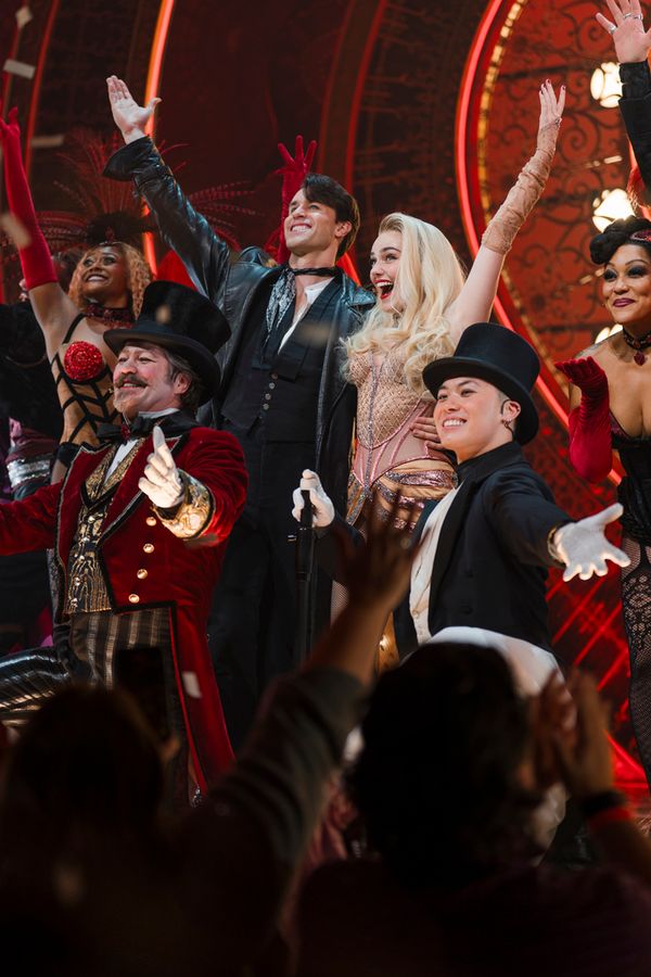 Meg Donnelly, Christian Douglas and the Cast of MOULIN ROUGE! Photo