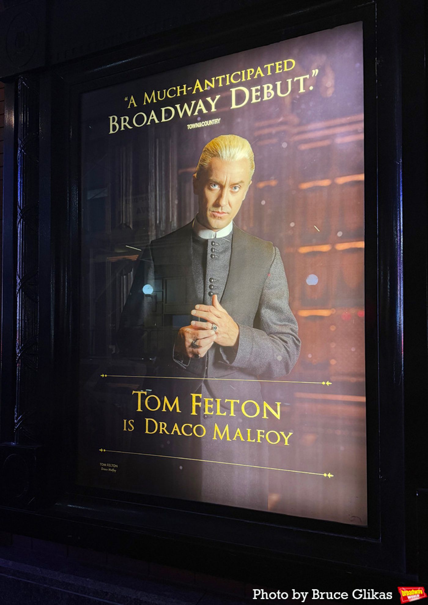 Photos: Tom Felton Takes First Bows in HARRY POTTER AND THE CURSED CHILD  Image