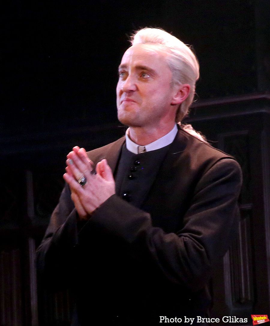 Photos: Tom Felton Takes First Bows in HARRY POTTER AND THE CURSED CHILD Image