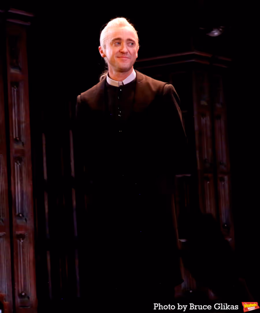 Photos: Tom Felton Takes First Bows in HARRY POTTER AND THE CURSED CHILD Image