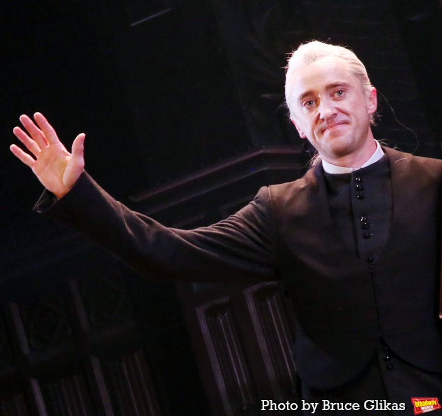 Photos: Tom Felton Takes First Bows in HARRY POTTER AND THE CURSED CHILD Image