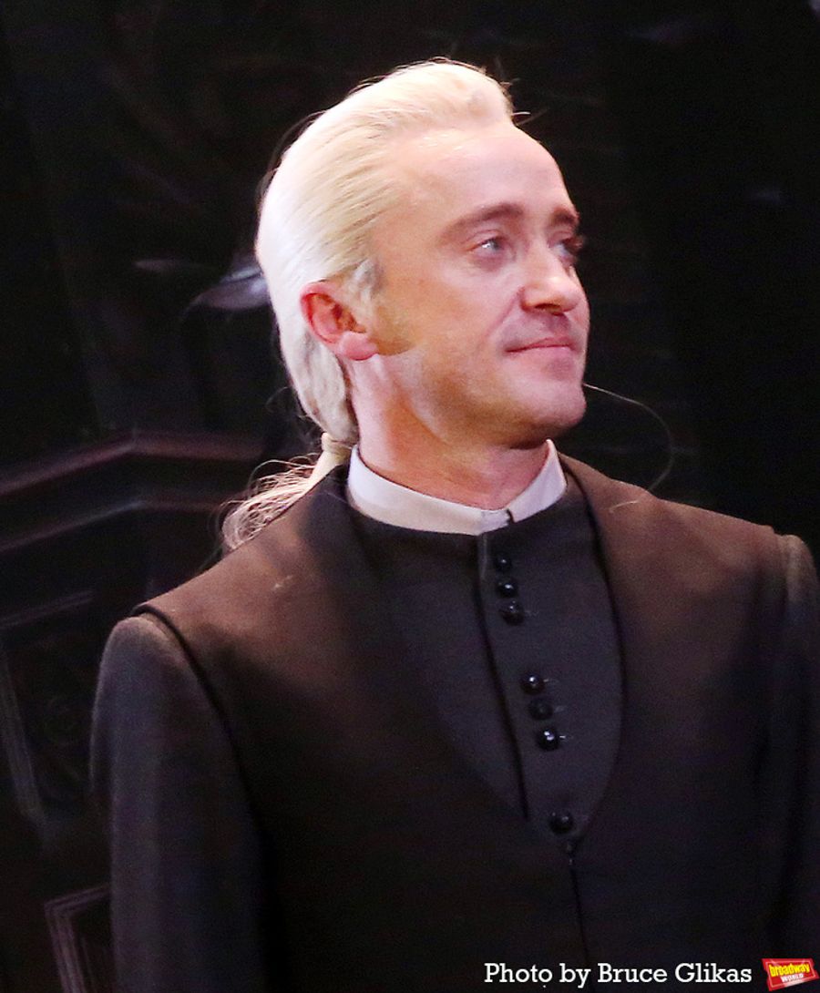 Photos: Tom Felton Takes First Bows in HARRY POTTER AND THE CURSED CHILD Image