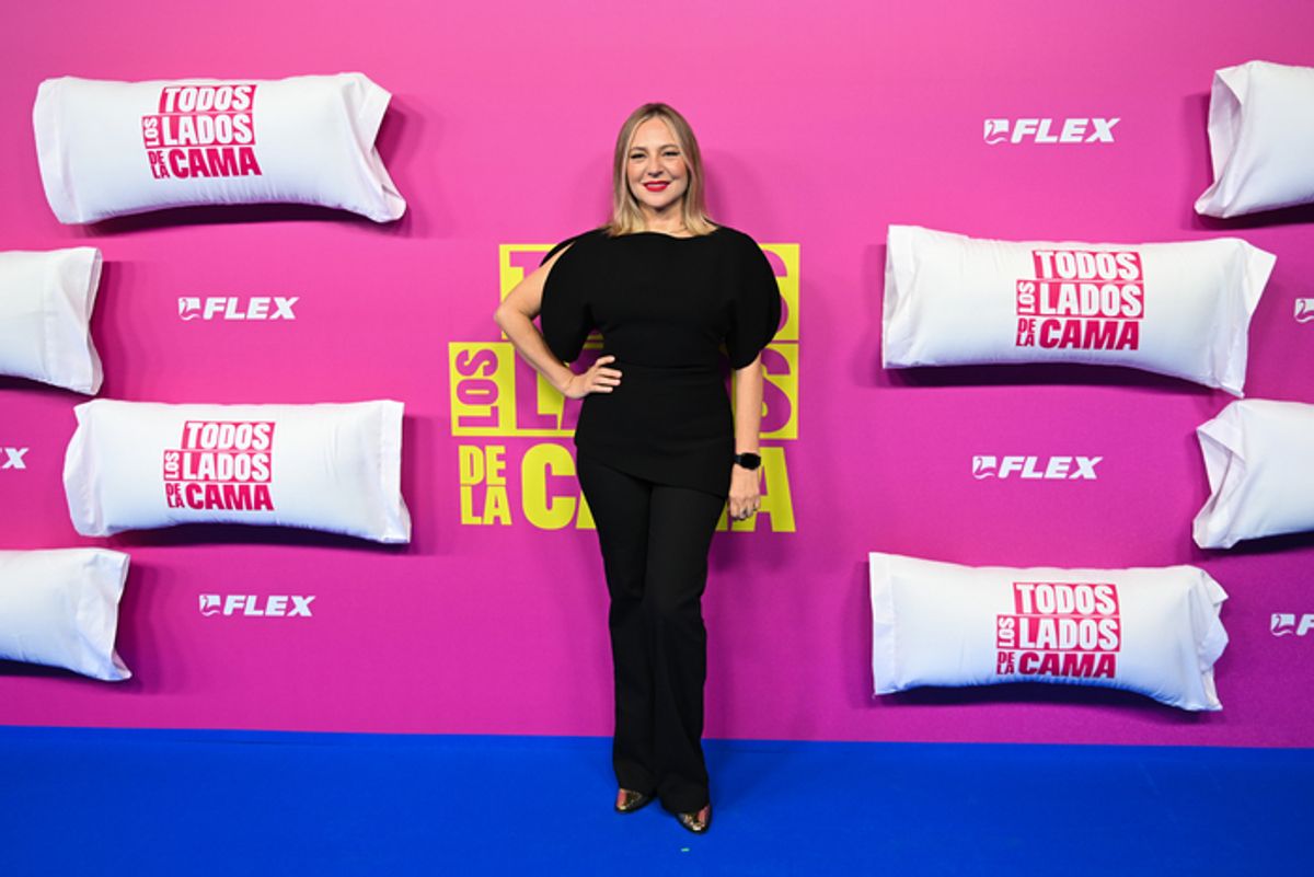 MADRID, SPAIN - NOVEMBER 12: Pilar Castro attends the premiere of 'Todos Los Lados de La Cama' at Cine Callao on November 12, 2025 in Madrid, Spain. (Photo by Borja B. Hojas/Getty Images for Disney) at 