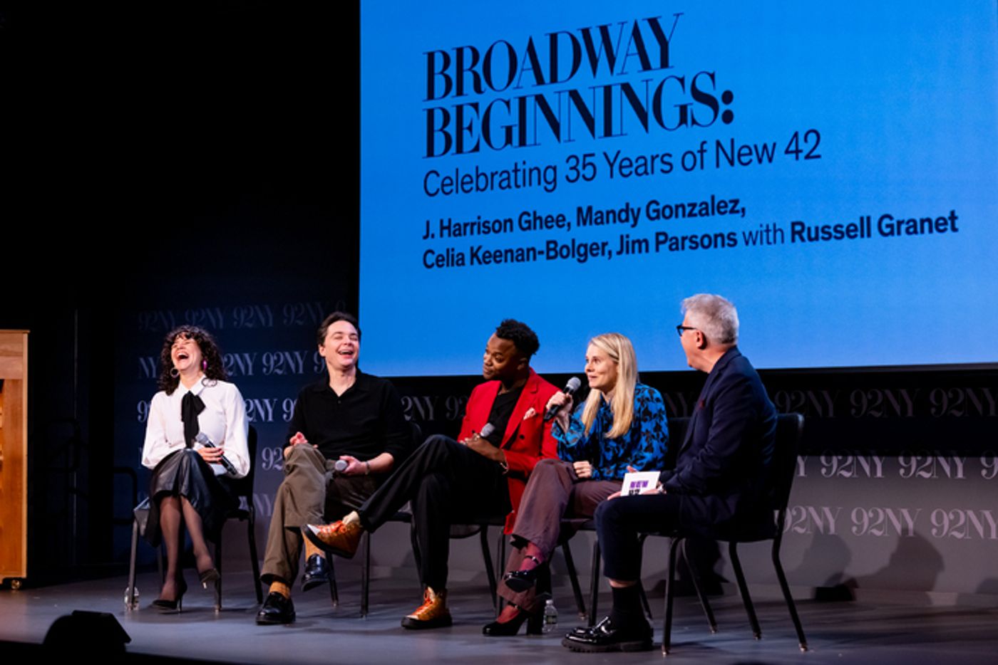 Photos: J. Harrison Ghee, Jim Parsons and More Join 92NY to Celebrate 35 Years of New 42  Image