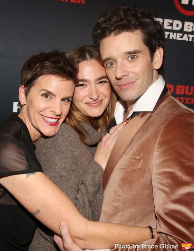 Jenn Colella, Hannah Cruz and Michael Urie Photo