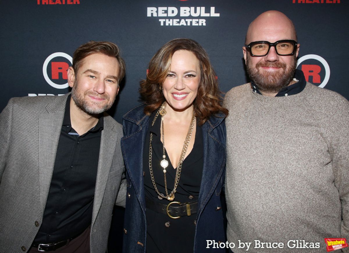 Chad Kimball, Emily Swallow and Eddie McGinty at 