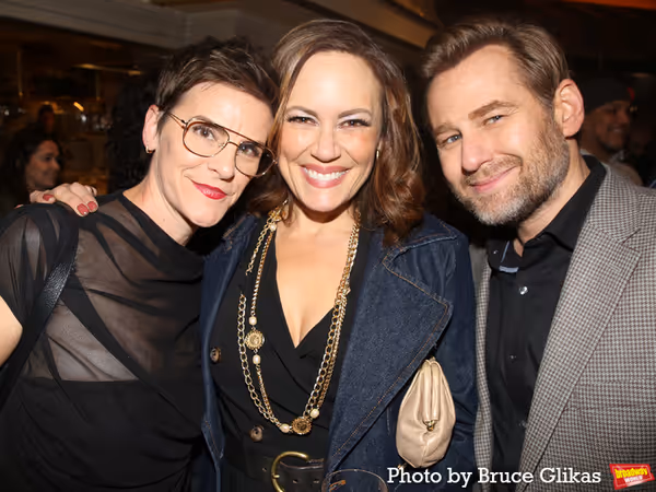 Jenn Colella, Emily Swallow and Chad Kimball Photo