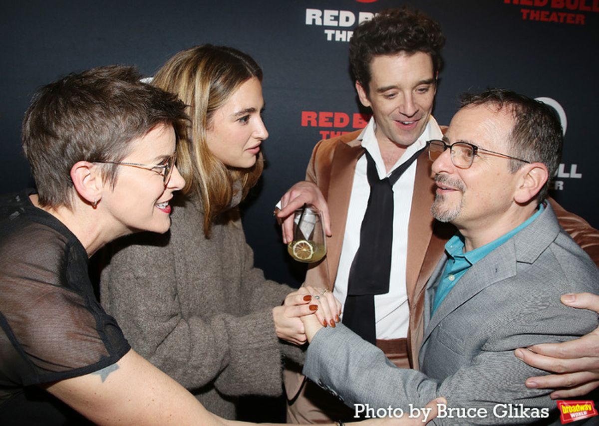 Jenn Colella, Hannah Cruz, Michael Urie and Red Bull Theater Founder/Artistic Director Jesse Berger at 