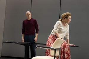 Mark Strong, Lesley Manville @ BroadwayWorld Mark Strong, Lesley Manville Photo