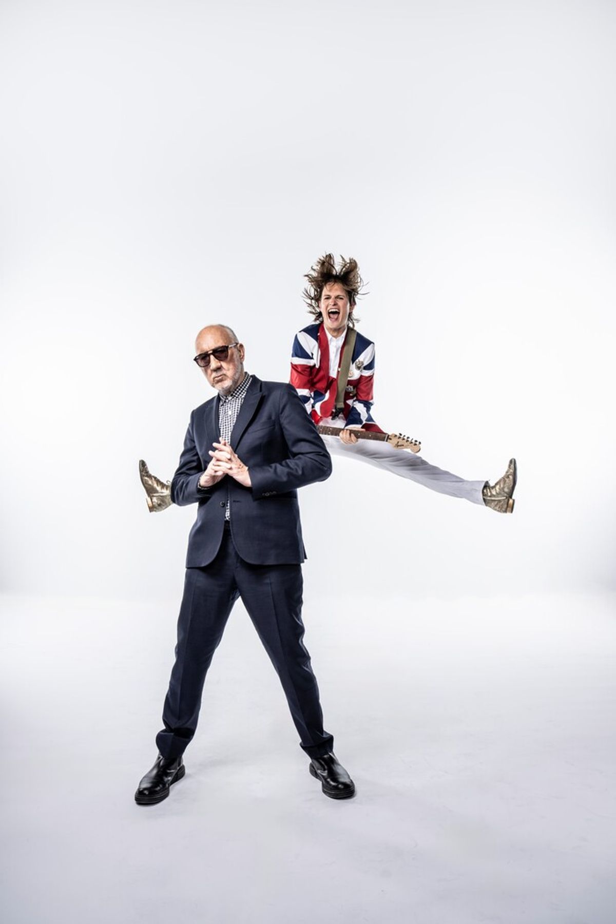 Ansel Elgort and Pete Townshend  at 