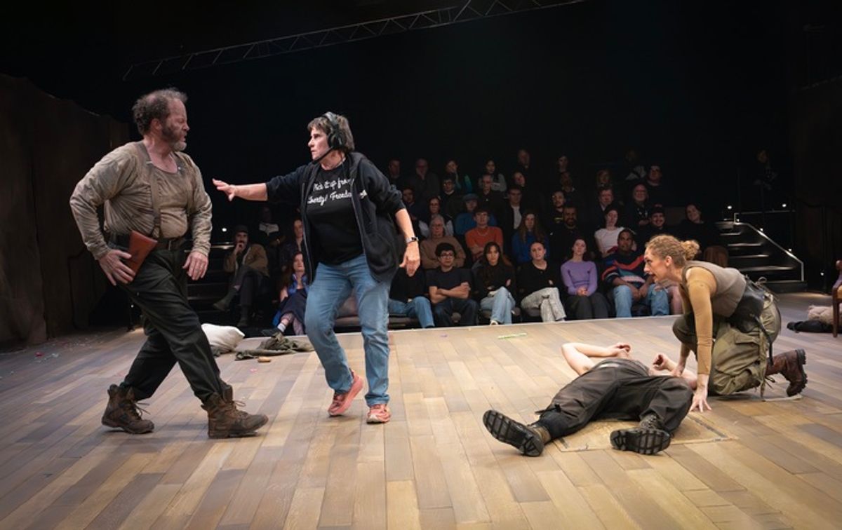 Shuler Hensley, Ruth E. Sternberg, Damon Daunno, and Micaela Diamond  at 