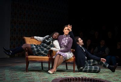 Amina Faye, Ruthie Ann Miles, and Damon Daunno Photo