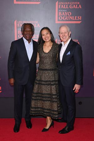 Adebayo O. Ogunlesi, Mariko Silver and Steven R. Swartz @ BroadwayWorld Adebayo O. Ogunlesi, Mariko Silver and Steven R. Swartz Photo