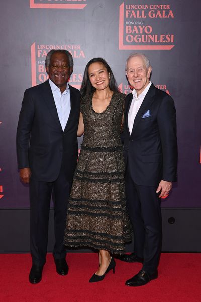 Adebayo O. Ogunlesi, Mariko Silver and Steven R. Swartz  Photo