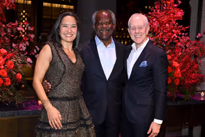 Mariko Silver, Adebayo O. Ogunlesi and Steven R. Swartz @ BroadwayWorld Mariko Silver, Adebayo O. Ogunlesi and Steven R. Swartz Photo