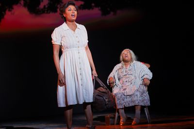 Darilyn Burtley as Anna-Mae Bullock and Eva Ruwé as Gran Georgeanna Photo