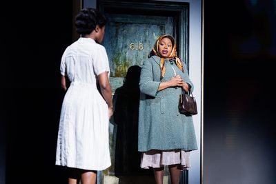 Darilyn Burtley as Anna-Mae Bullock and K. Bernice as Zelma Bullock Photo