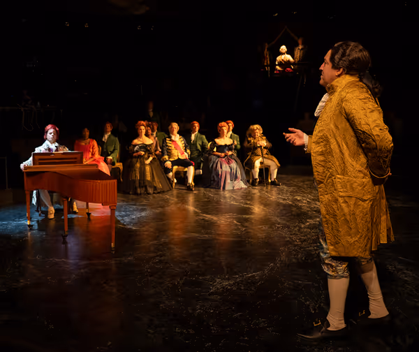 Ian Barford, David Darrow and the cast of AMADEUS Photo